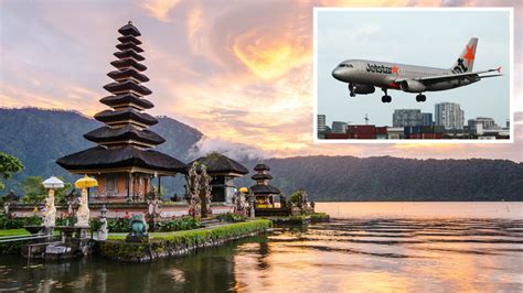 Jetstar flight to Bali